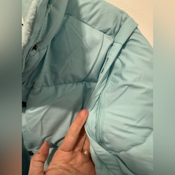 Hollister Gilly Hicks Convertible Multiway Sky Blue Puffer Jacket - Size Small - Picture 9 of 15